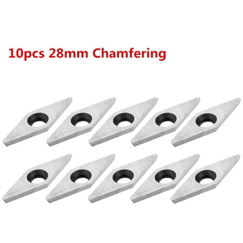 

10pcs Wood 90HRC Hardness Carbide Insert Cutters For Wood Turning Tool Woodworking Lathe Tool