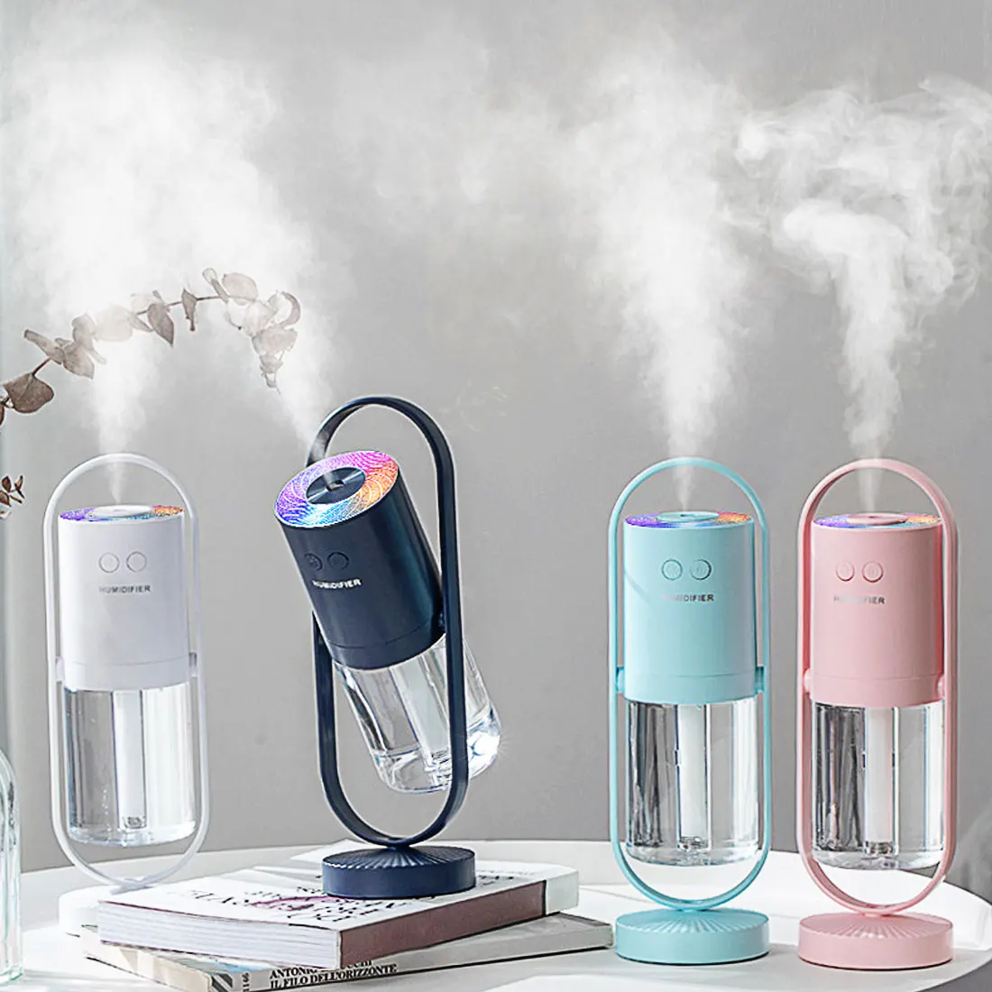 

Magic Negative Air Ion Humidifier 7 Color Lights humidificador 200ML Ultrasonic Essential Oil Diffuser Cool Mist Air Purifier