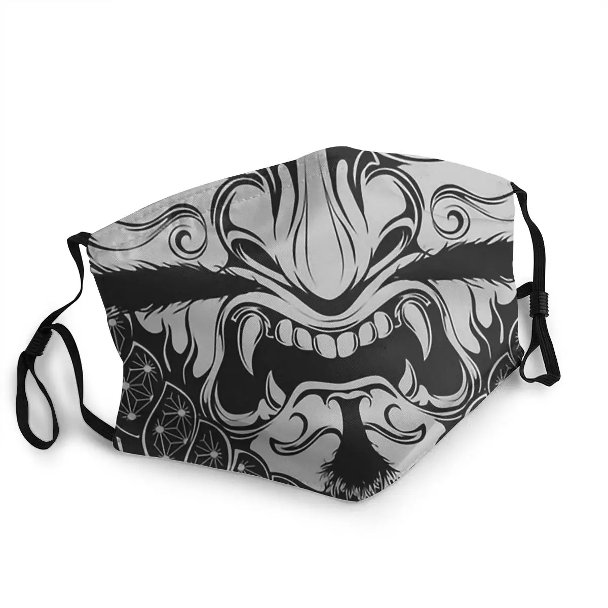 

Самурай прохладные Mascarilla маска тканевых масок маска для лица с изображением рта крышка они Япония Самурай демона для лица защитный