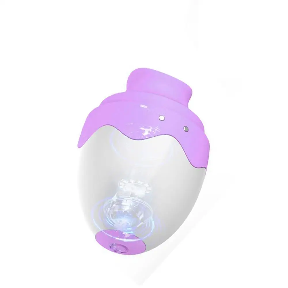 Электрический вибратор силиконовый с язычком для взрослых секс игрушка