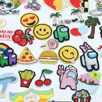 cartoon fruit clothes patch smiling face embroidery patch mushroom patch ironing cloth paste diy sewing accessories t shirt
