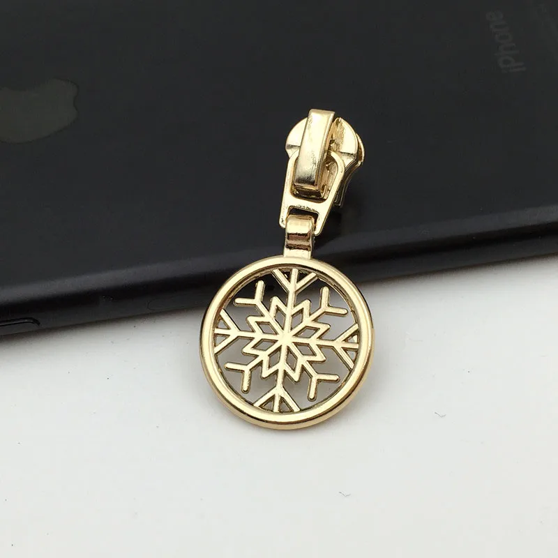 No1gold 5 шт. пружинный замок ползунки для застежки-молнии для 3# Металлические молнии высокое качество молния головка Съемник Молния Ремонтный комплект DIY аксессуары для одежды - Цвет: No1gold