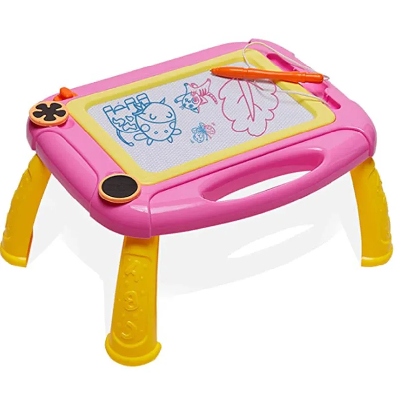 

Children's netic Portable Drawing Board Table Baby Enlightenment Painting Writing Board Colorful Painting