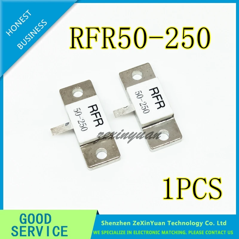 1 шт. высокой частоты RFR50-250 RFR В переменного тока, 50-250 RFR-50-250 50 Ом 250 Вт Резистор фиктивной нагрузки