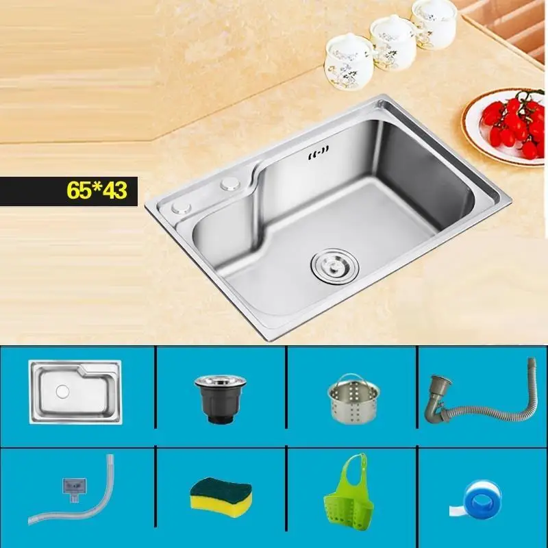 Tarjas Para Cocina Lavello портативная кухонная раковина из нержавеющей стали Lavabo Cuba Pia Cozinha Fregadero для мытья овощей - Цвет: Version G