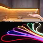 Светодиодная лента с датчиком движения руки, 12 В, водонепроницаемая неоновая световая вывеска для комнаты, стены, крытой, балкона, лестницы, спальни, детского шкафа, лампа