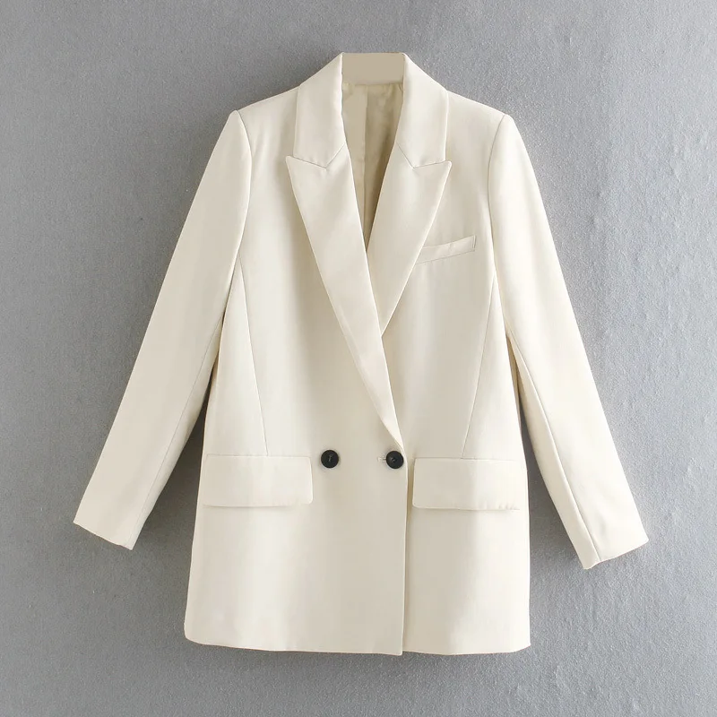 

2021 spring / autumn new European and American style jacket street fashion temperament all-match drape casual suit