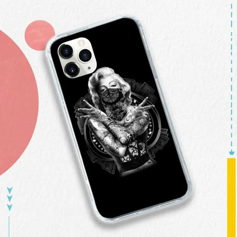 

Marilyn Monroe Sexy fundas Phone Case for iPhone 11 12 pro XS MAX 8 7 6 6S Plus X 5S SE 2020 XR
