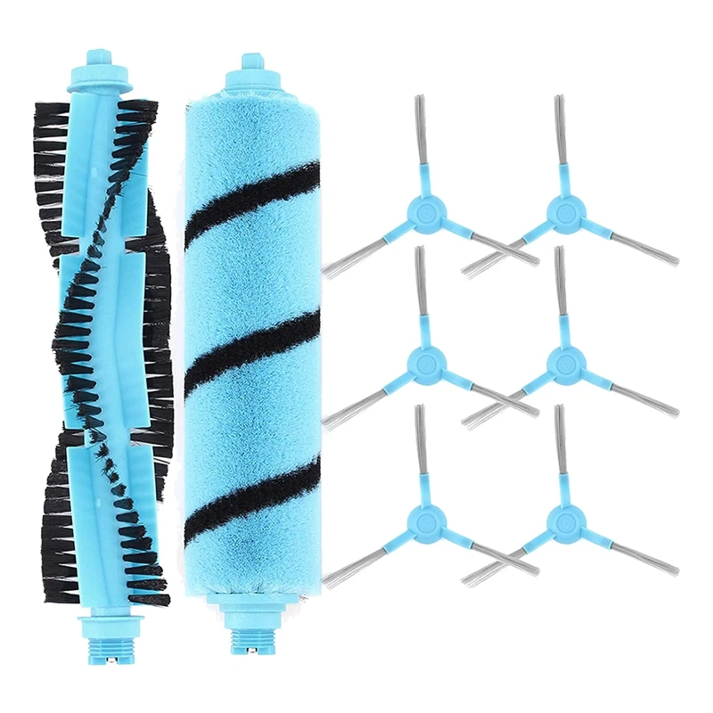 

2 предмета роликовая щетка основной щетки & 6 шт. запасные боковые щетки для Cecotec Конга 4090 робот-пылесос
