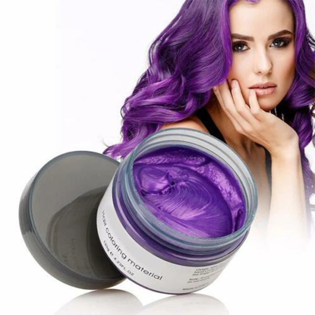 

Unisex DIY Hair Color Wax Mud Dye Cream Temporary Modeling 8 Colors KG66