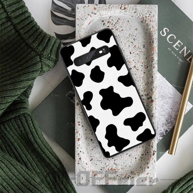 Чехол для funda galaxy S8 samsung S10 брендовый чехол с леопардовым принтом роскошный чехлы S9