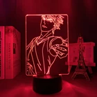 Светодиодсветильник лампа Kagami в стиле аниме, ночсветильник для спальни, Декор, подарок на день рождения, ночсветильник для комнаты манга, Настольная 3D лампа