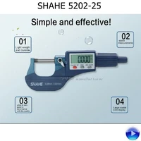 shahe 5202 25 0 25mm 0 001mm micrometer