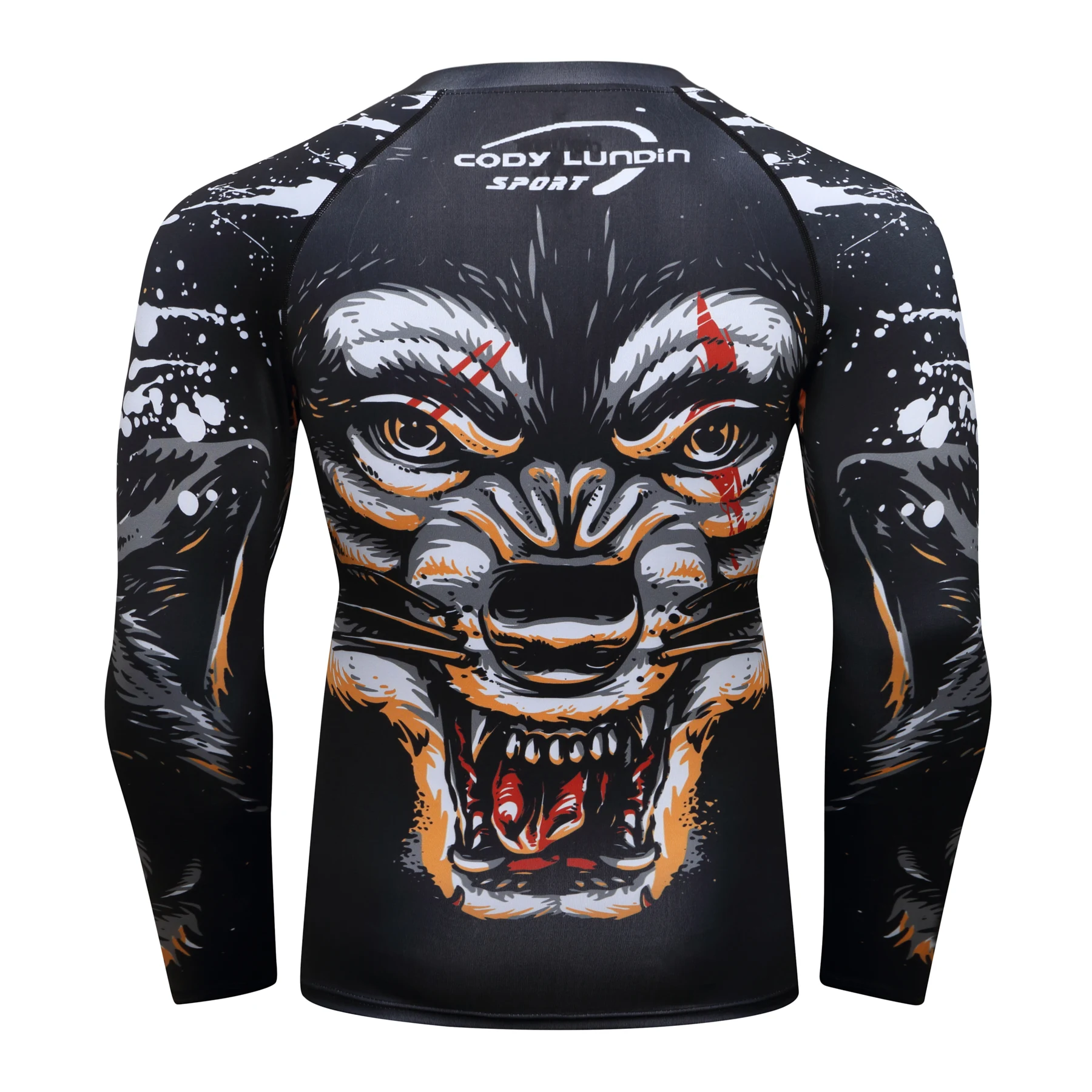 

Футболка для бега Rashguard, мужские футболки с длинным рукавом, одежда для бодибилдинга и MMA, Спортивная футболка с 3D принтом, топы