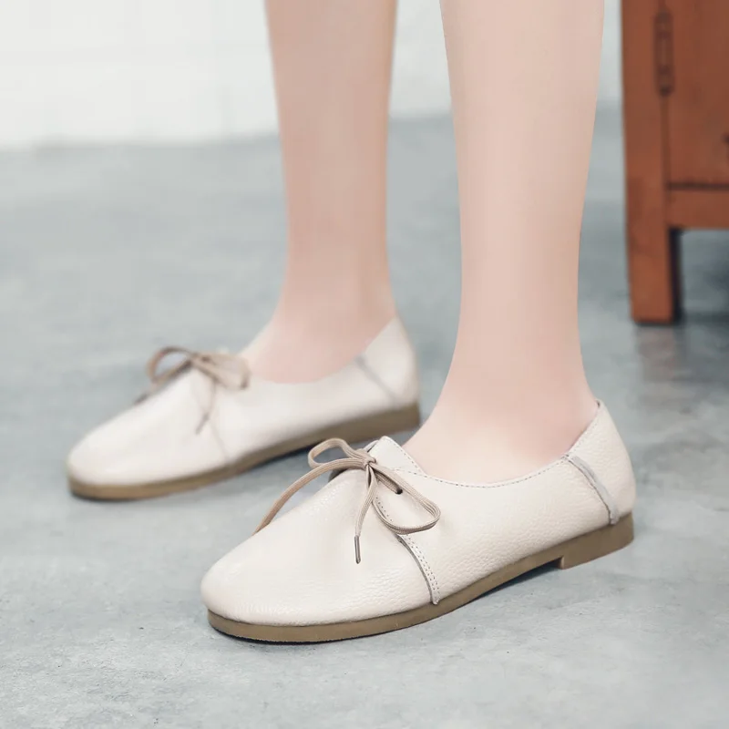 

Новая женская обувь; Первый слой из воловьей кожи с закрытым носком в ретро-стиле на тонком и художественный кожи на высокой платформе; Неск...