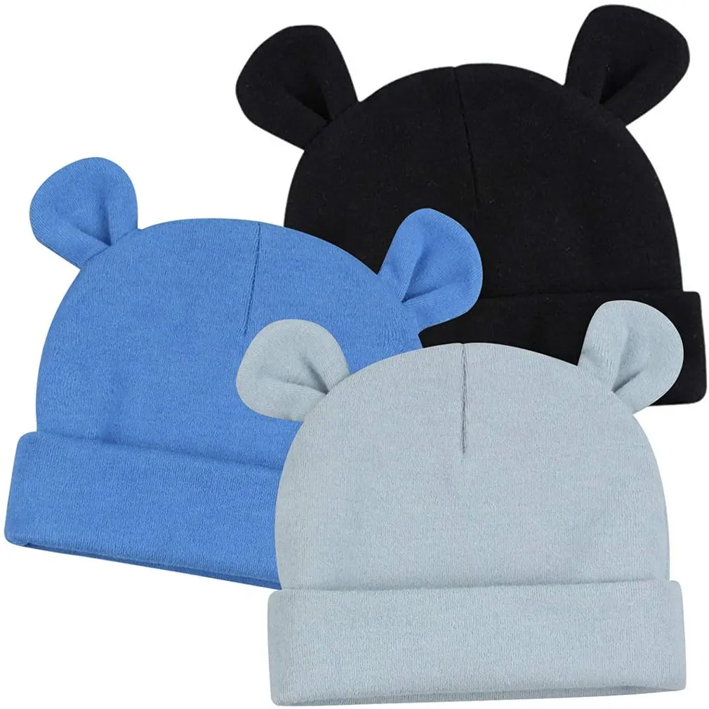 

Шапка с капюшоном для младенцев, х/б, на осень/зиму