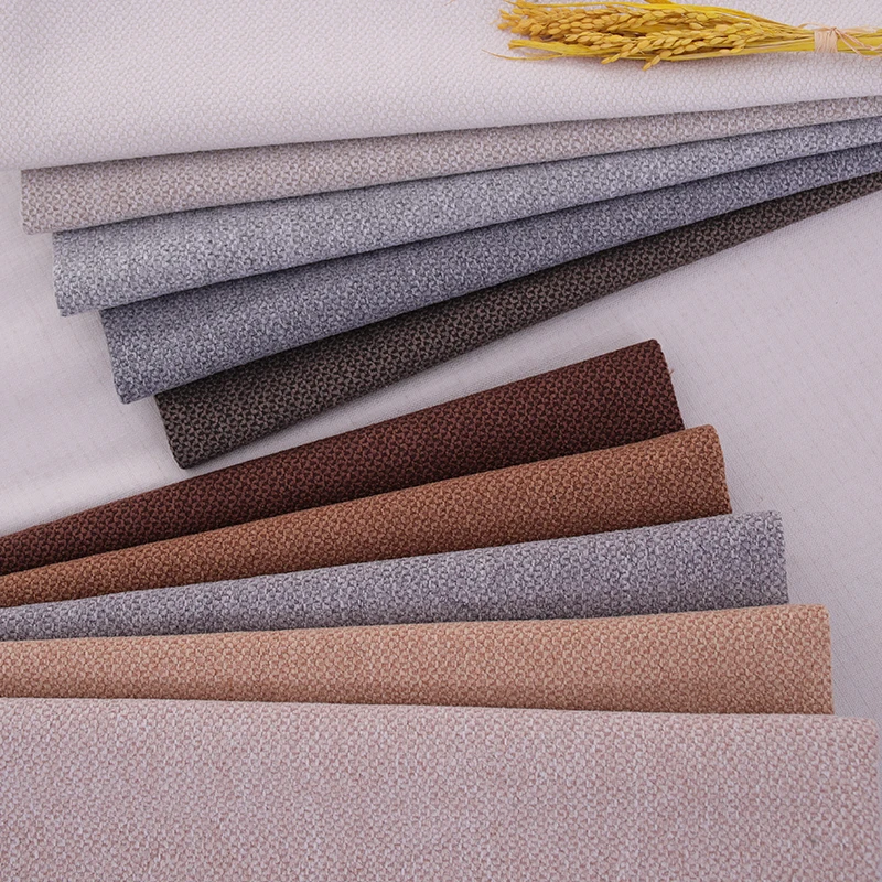 Ткань для обивки ткани из хлопка и льна ткань дивана полиэфирная по метру льняная