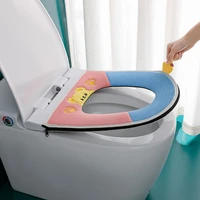 new toilet seat mat winter warmer pad cushion thicker washable closestool soft warmer home bathroom supplies