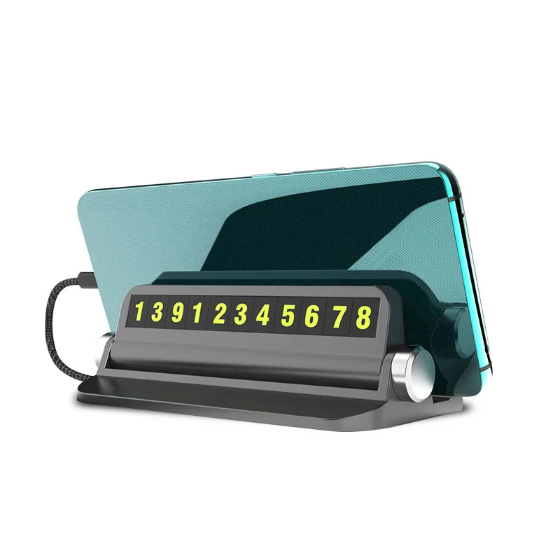 

Car Support Phone Holder Car Temperary Parking Phone Number Card Plate Bank Card Clip Decoration Stowing Tidying Accessories
