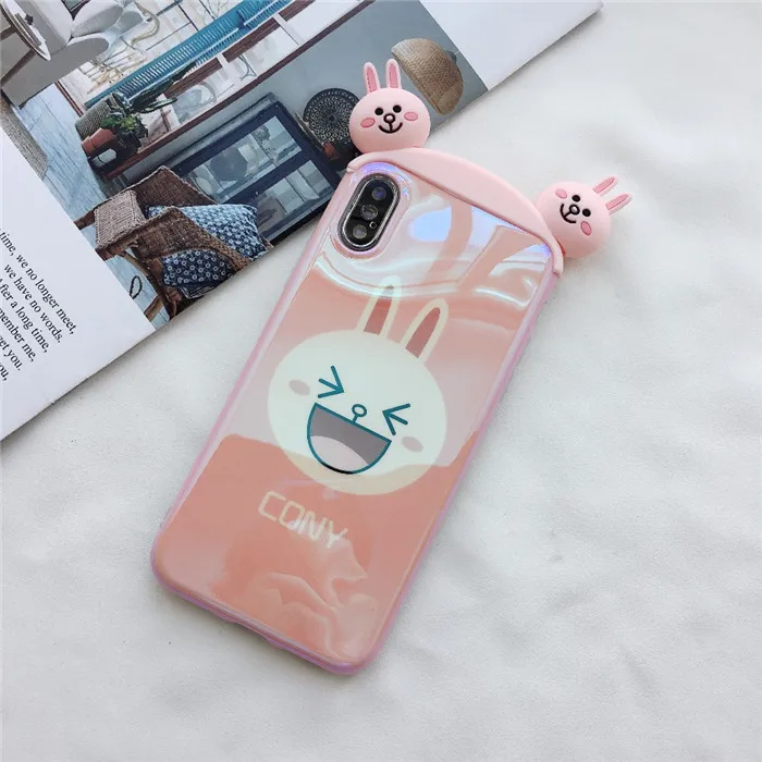 Для iPhone 11 Pro MAX футболка с рисунками из мультфильма «Улица Сезам», жабы, кролика, Розовая пантера синий свет IMD чехол для iPhone Xs XR Xs Max X 6 6s7 8 Plus - Цвет: 5