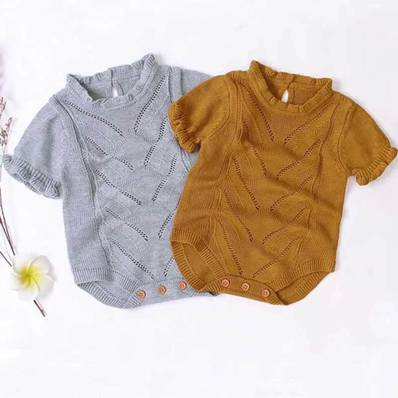 

Комбинезоны для новорожденных детский летний комбинезон с коротким рукавом для маленьких девочек и мальчиков