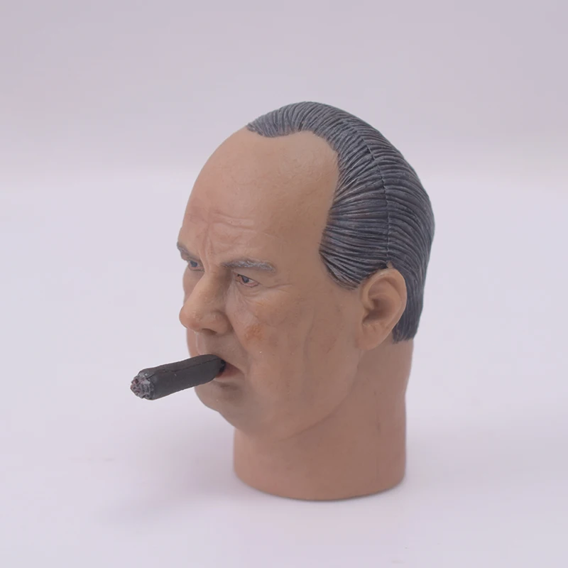 1/6 весы Churchill мужской головы Скульптура резьба военная модель C 0004 Для мужчин 12