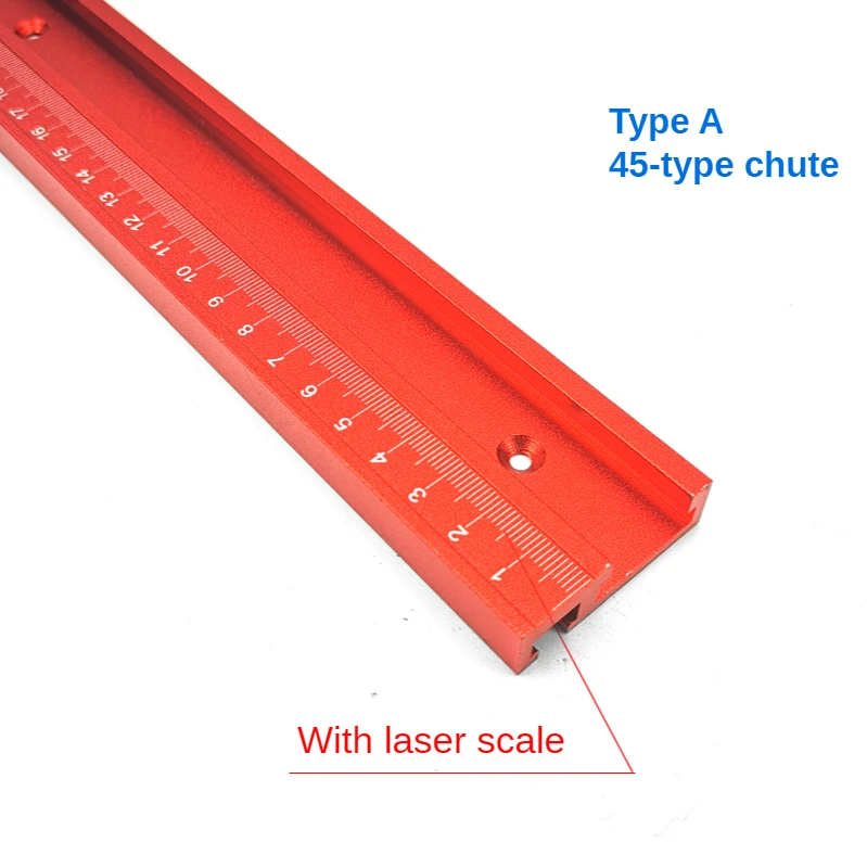 

45-Type 70-Type Woodworking Sliding Chute Guide Rail Mountain Scale Bar Woodworking Table Modified Push Handle Sliding Chute