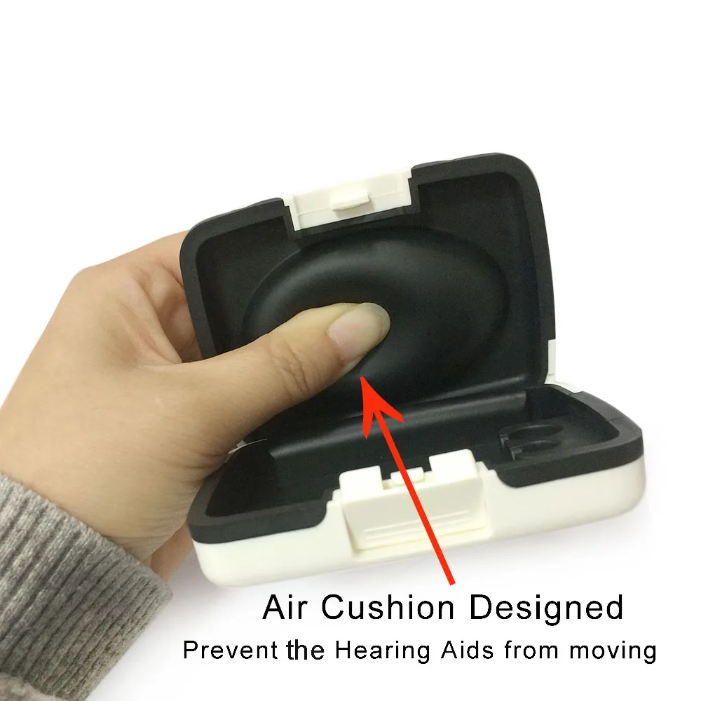 Портативный чехол для слухового аппарата жесткий ящик хранения глухих слуховых