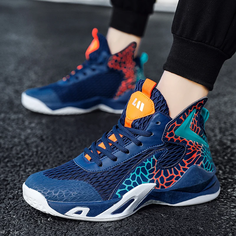 

Men High Top Breathable Light Basketball Sneaker S Outdoor Sport Shoes Athletic Training Boots Casual Shoes Running Shoes 39-45