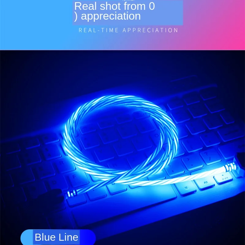 Кабель зарядный со светодиодной подсветкой Micro usb Type-C 1 м | Мобильные телефоны и