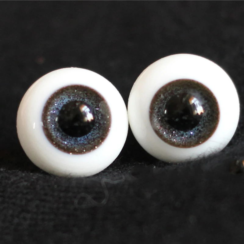 Bjd eyes голень серые коричневые стеклянные глаза 12 мм 14 для 1/6 1/4 bjd sd MSD AS DZ кукла