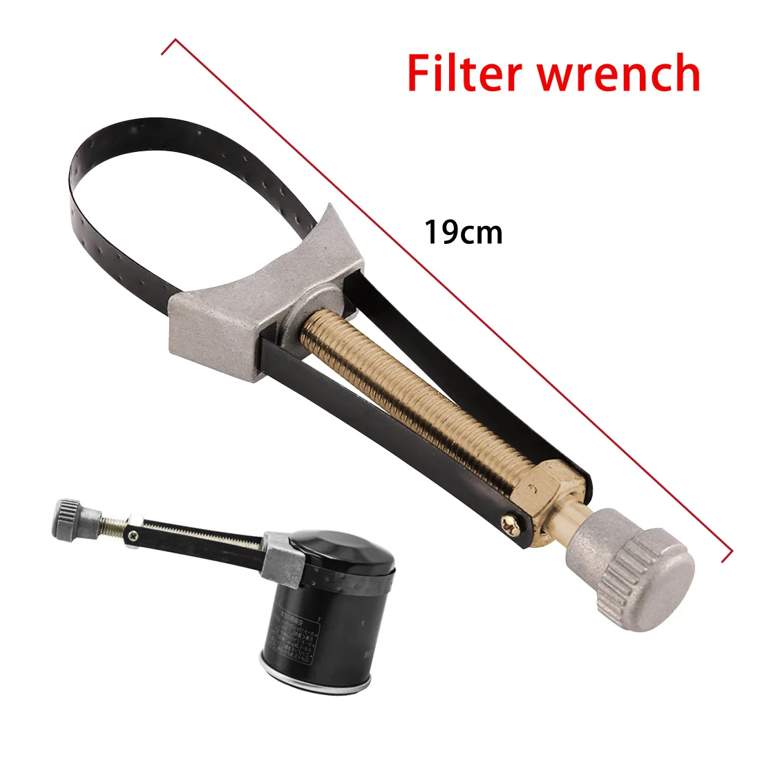 

Car Auto Oil Filter Removal Repair Hand Tool Cap Spanner Strap 60mm To 120mm Wrench Diameter Adjustable for Yamaha for Suzuki