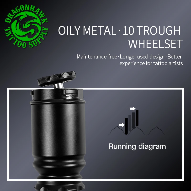 Dragonhawk мотор роторная ручка тату машина набор татуировки Топ источник