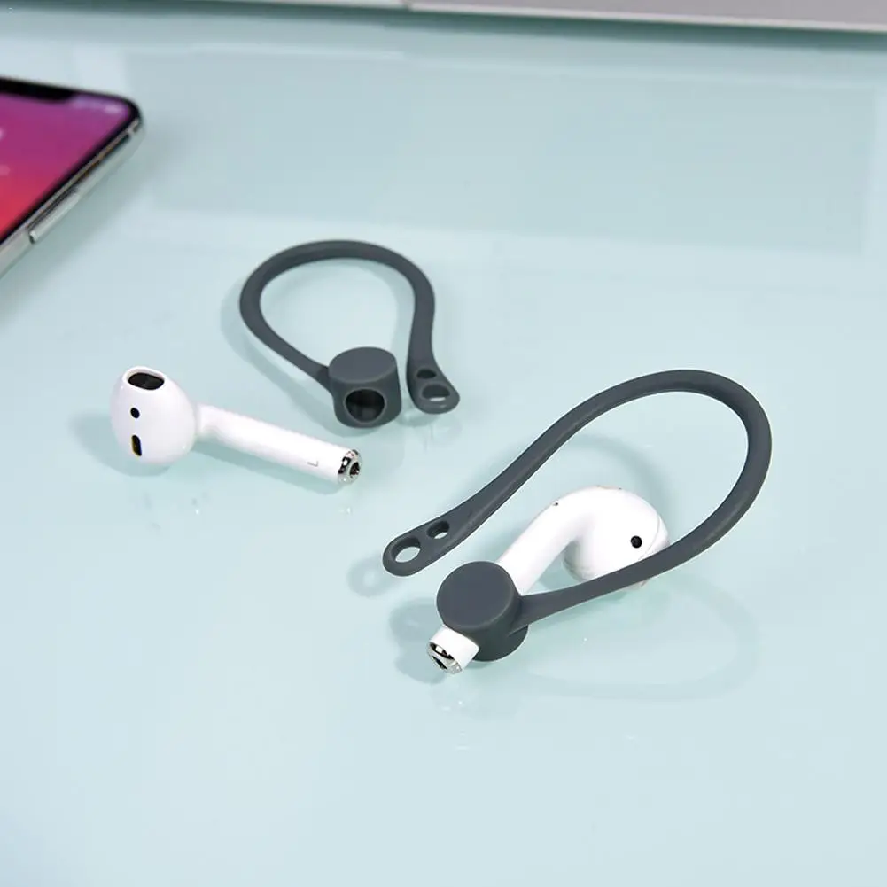 Protective Cover for Applicable Bluetooth Wireless Headset Sports Silicone Sleeve Ear Hook Headphones Airpods 1/2 | Электроника