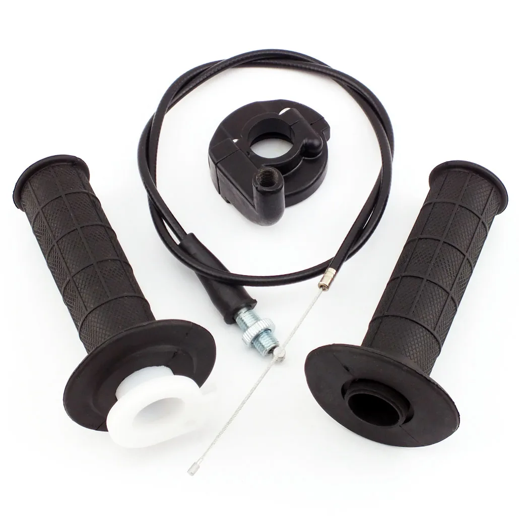 Рукоятка акселератора рукоятка с тросом руль 50cc-66cc 90cc 110cc 125cc 140cc 150cc 190cc мотоцикл