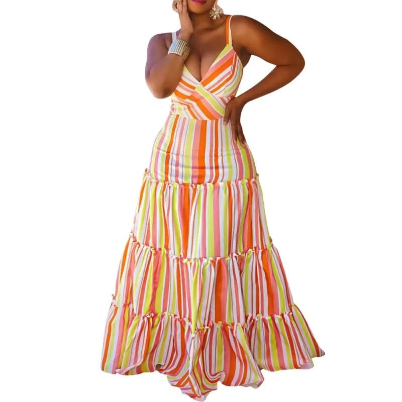 

African Dresses For Women 2021 New Africa Clothes Dashiki Patchwork Ankara Bazin Traditional Robe Maxi Dress