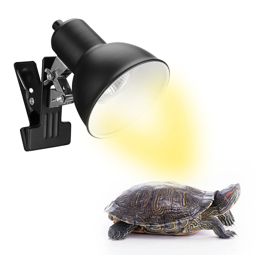 

25W 50W 75W Reptile Heat Lamp Tortoise Heat Lamp Basking Lamp Heater Adjustable with Clip for Reptiles Aquarium Bulb Included