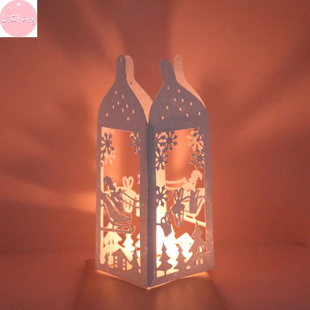 Рождество штанцевый нож коробка Шаблоны Чеканные трафареты рельефное тиснение