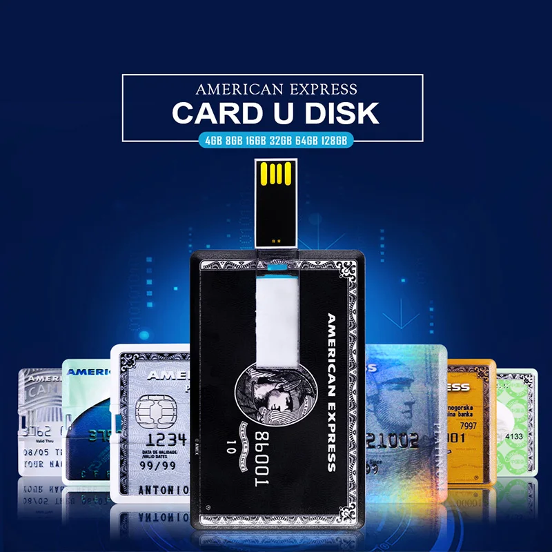 Горячая Распродажа Visa банковская карта Usb флэш-накопитель HSBC кредитных карт Cle 2 0
