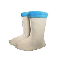 woman winter boots liner warm thick lamb short long canister boots and socks liner comfortable accessories