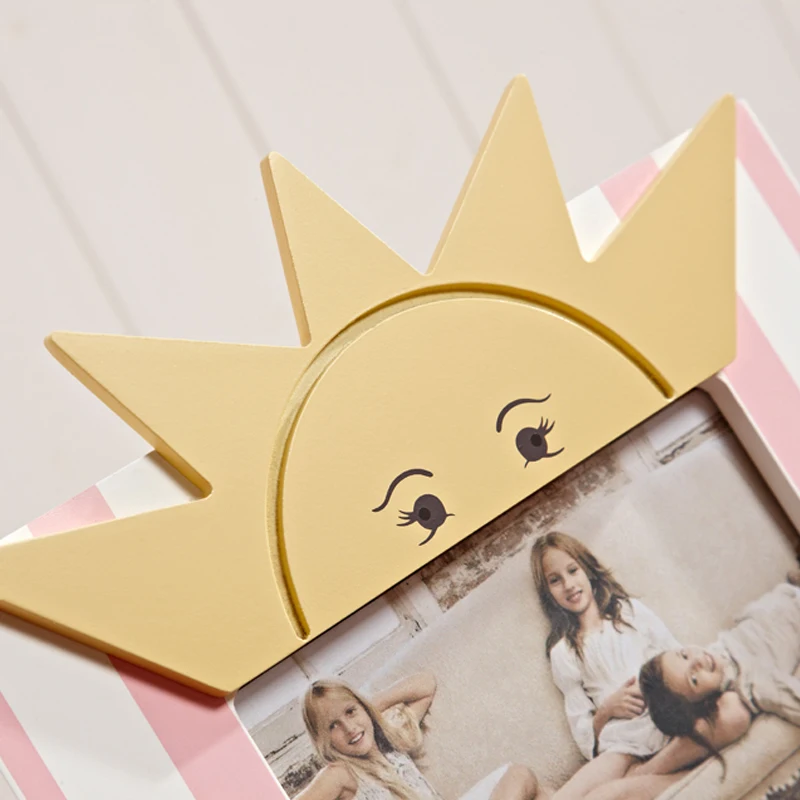 Sunshine Girls Photo Frame Lovely Wood Cartoon Picture Cute Crative Home Decorations Gifts | Дом и сад