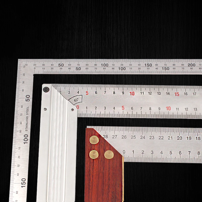 

L Frame Square Ruler Stainless Steel Marking for Woodworking L-Square 90 Degree Angel Carpenter Measurement Hand Tools