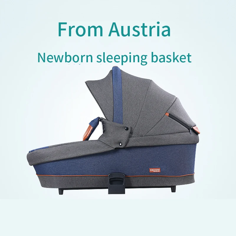 Роскошная детская коляска Babyfond 2 в 1 с высоким ландшафтом для новорожденных