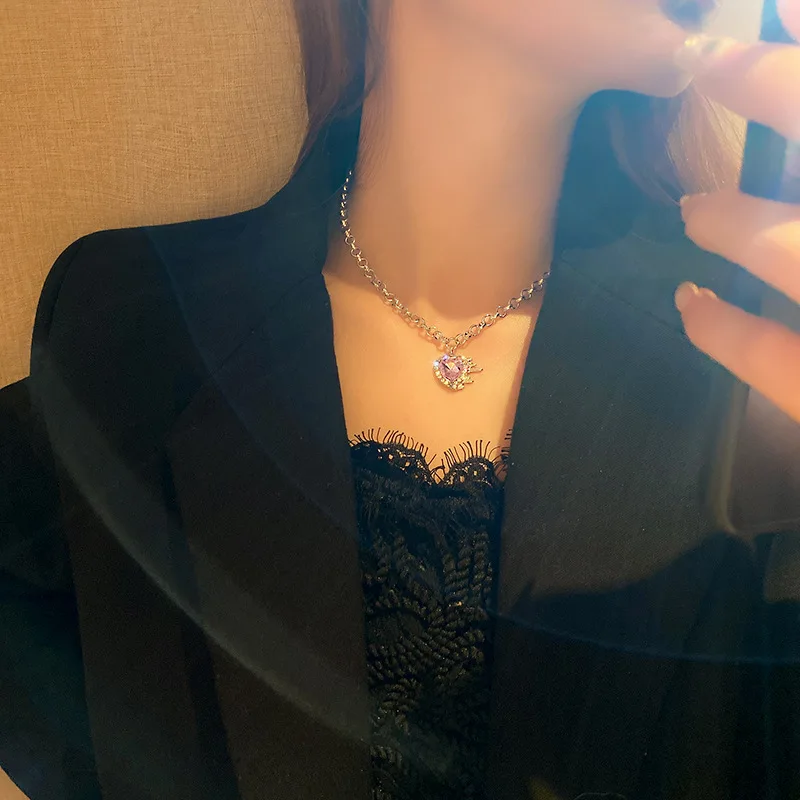 Женское Ожерелье с кристаллами в корейском ретро-стиле | Украшения и аксессуары