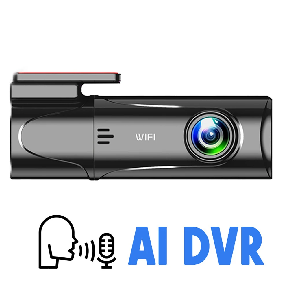 

1080P Full HD WiFi Автомобильный видеорегистратор, Автомобильный видеорегистратор, видеорегистратор с циклической записью, акселерометром, 24-часо...