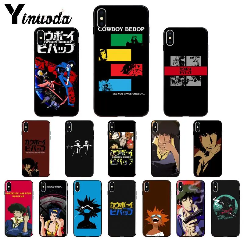 Мягкий чехол Yinuoda Cowboy Bebop See You Space из ТПУ для Apple iPhone 8 7 6 6S Plus X XS MAX 5|Бамперы| |