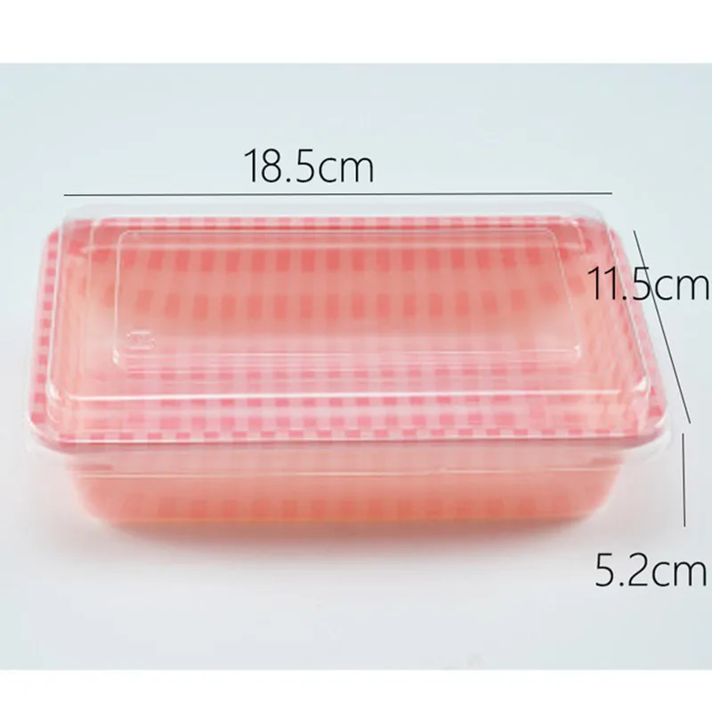 

Disposable Lid Container Takeaway Container Plastic Box Cake Container Restaurant Special Bento Box