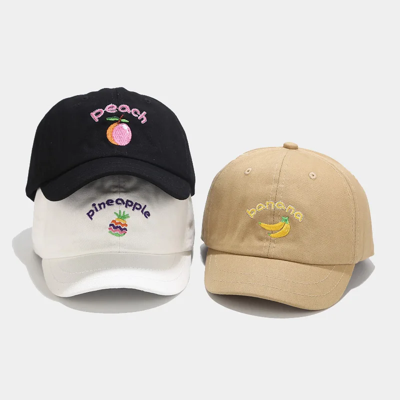 Бейсболка с короткими полями для мужчин и женщин бейсболка вышивкой персика