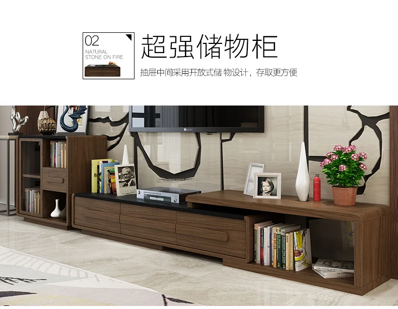 

minimalist designer wooden panel TV Stand modern Living Room Home Furniture tv led monitor stand mueble tv cabinet mesa tv table