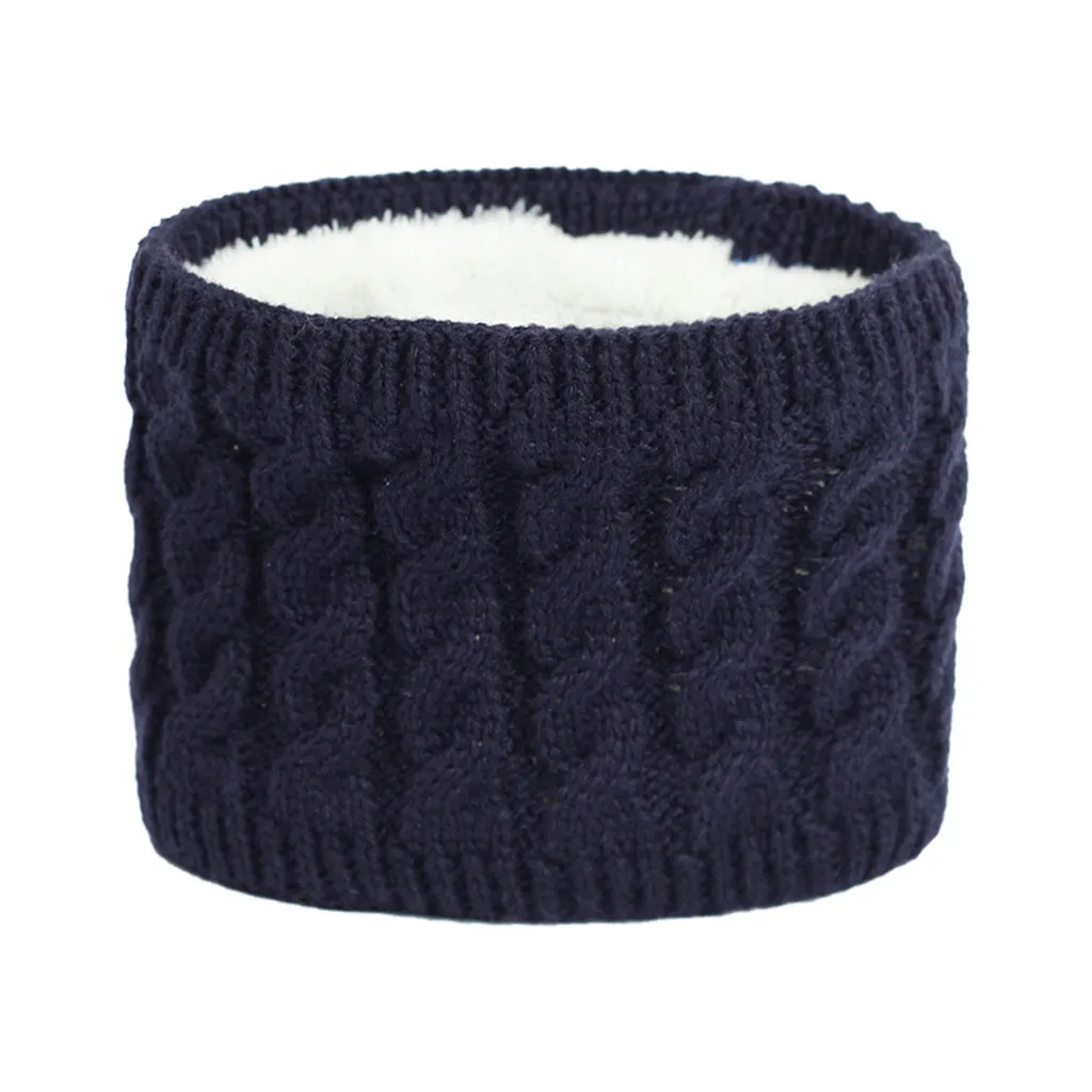 Baby Knitted Collar Neck Scarves Children Winter Warm Scarf Boys Girls Kids Toddler Thicken Braga Cuello Niño | Детская одежда и